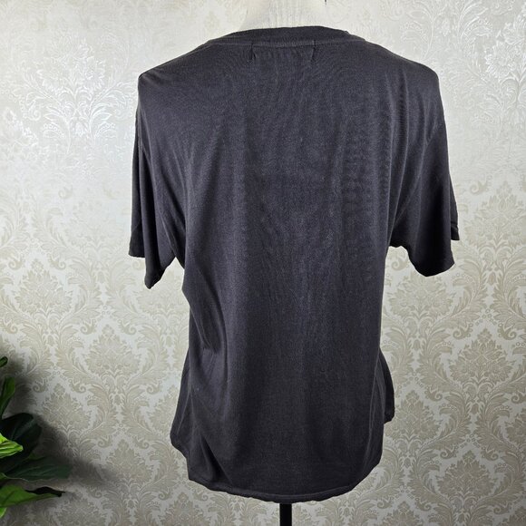 Daydreamer by Free People Size Small Gray Rolling Stones Tshirt Short Sleeve - Picture 6 of 10